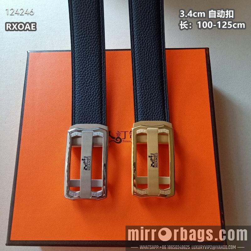 Replica Hermes belt 34mmX100-125cm 8L08