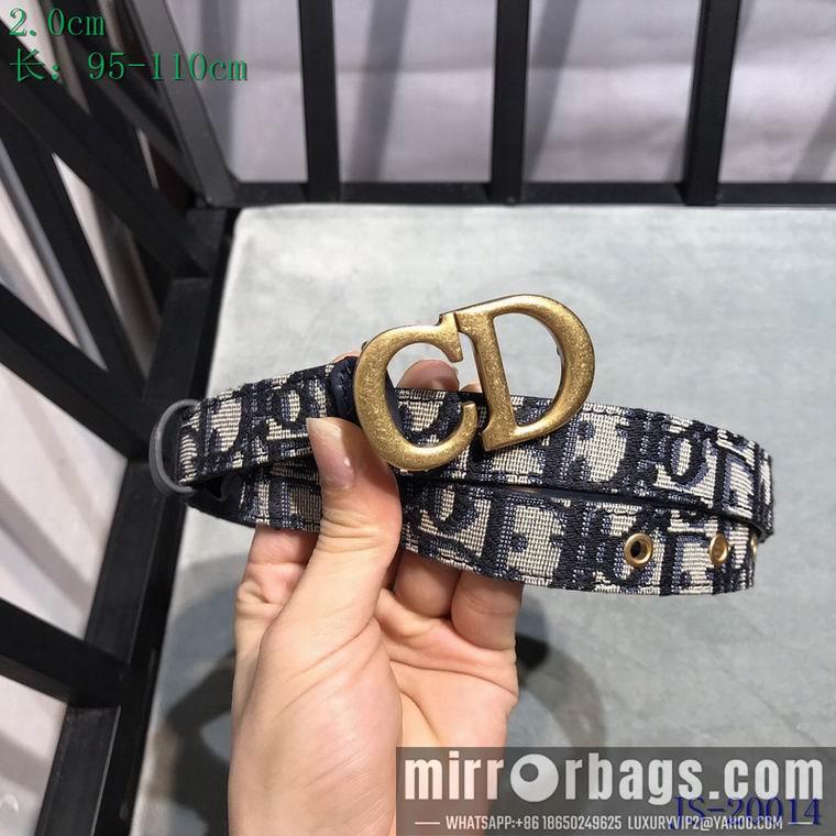 Replica Dior Belt 20mmX95-110cm 8L09