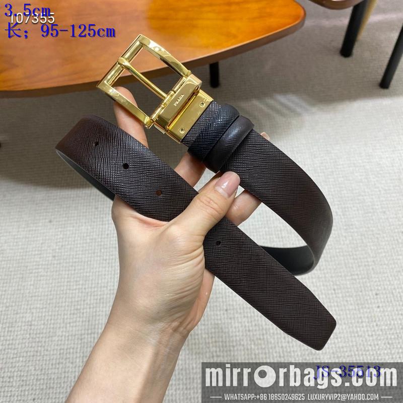 Replica Prada belt 35mmX95-125CM 8L01