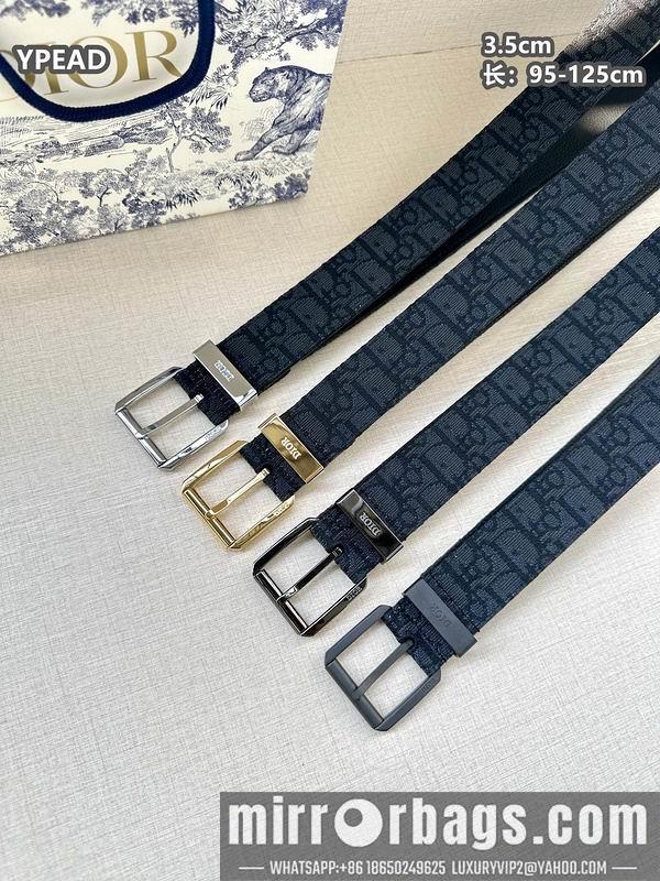 Replica Dior belt 35mmX95-125cm 8L38