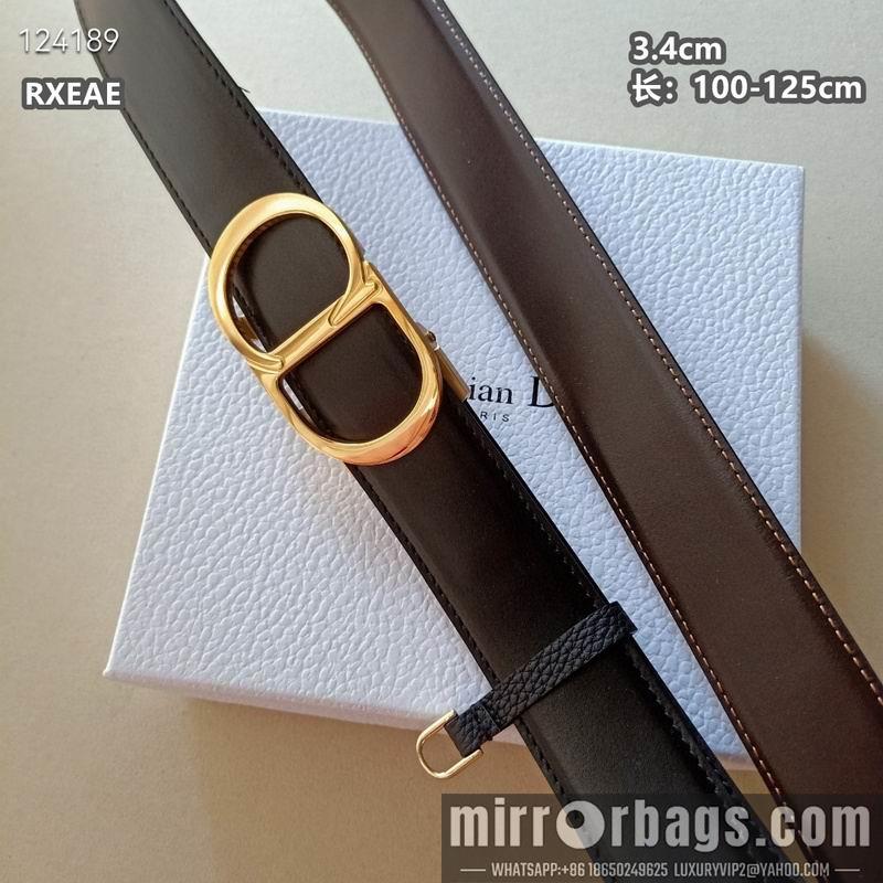 Replica Dior belt 34mmX100-125cm 8L01