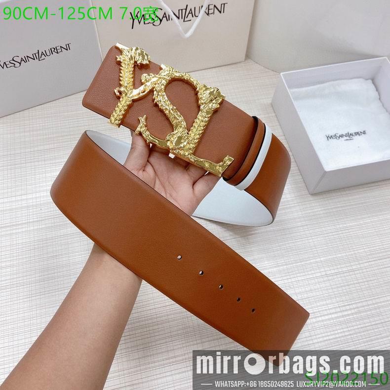 Replica YSL Belt 70mmX90-125cm 7D04