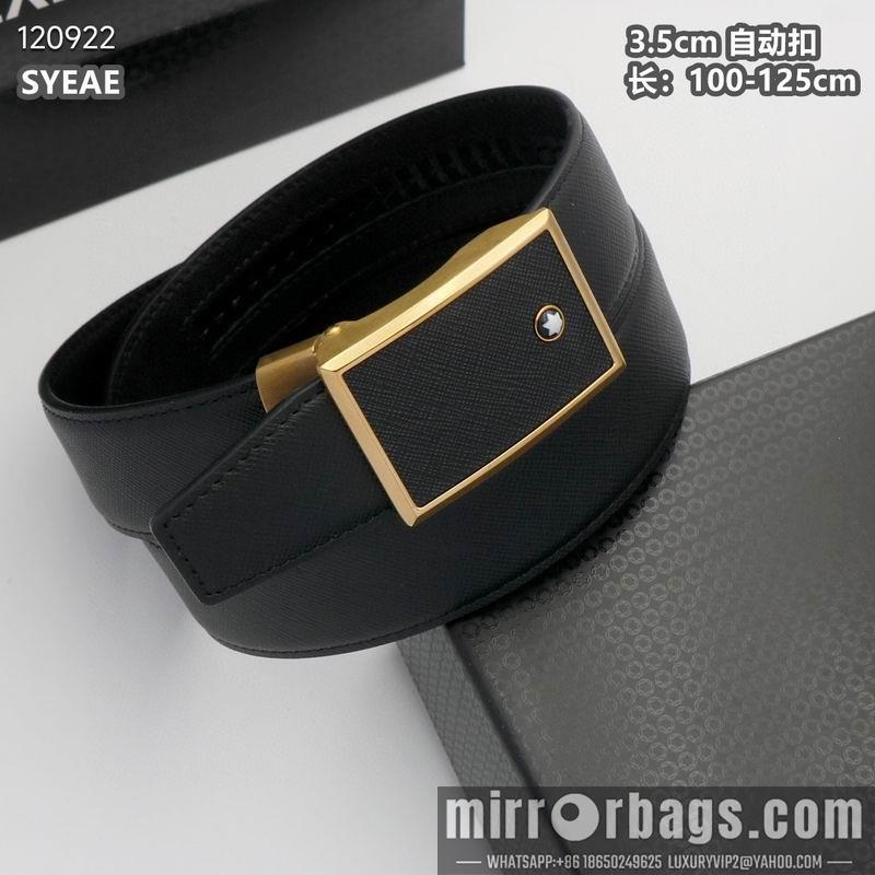 Replica Montblanc belt 自动扣 35mmX100-125cm 8L072009