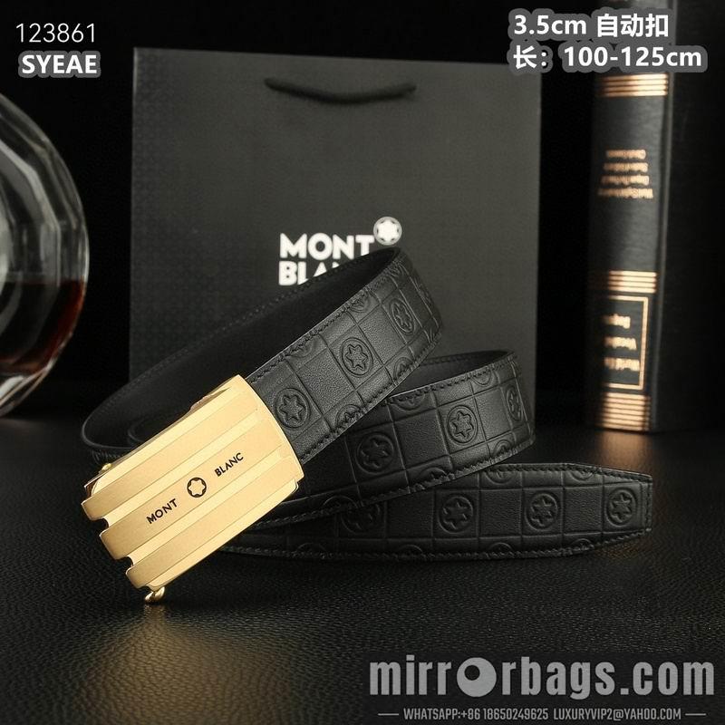 Replica Montlanc belt 35mmX100-125cm 8L49