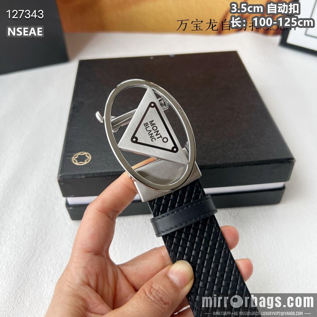 Replica Montblanc belt 35mmX100-125cm 8L66