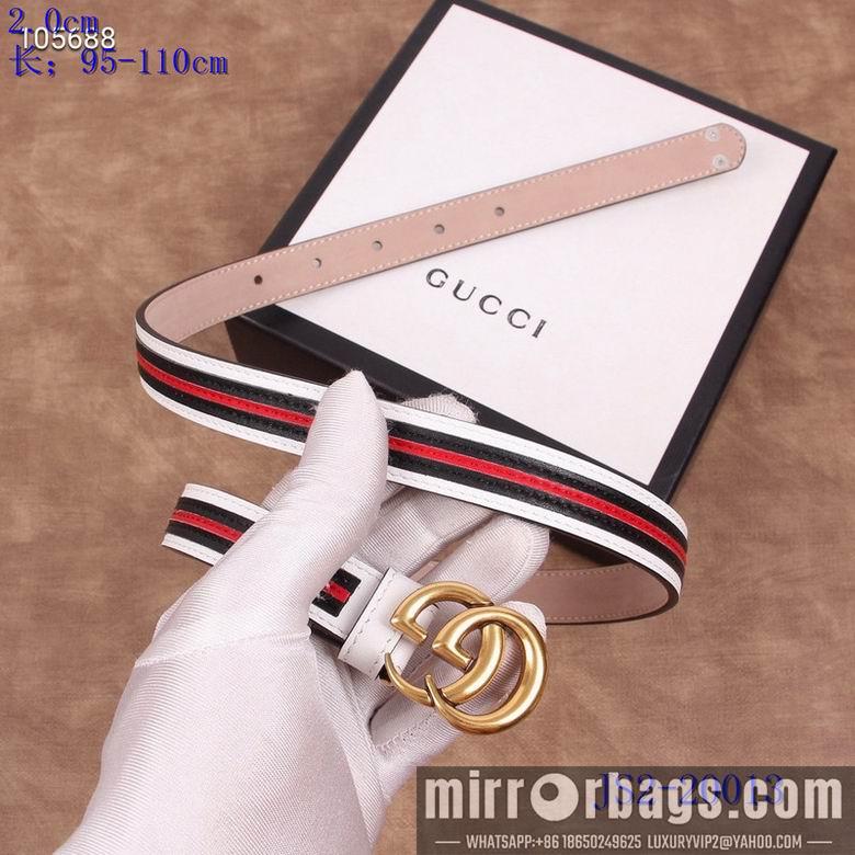 Replica Gucci belt 20mm 95-110cm 8L02