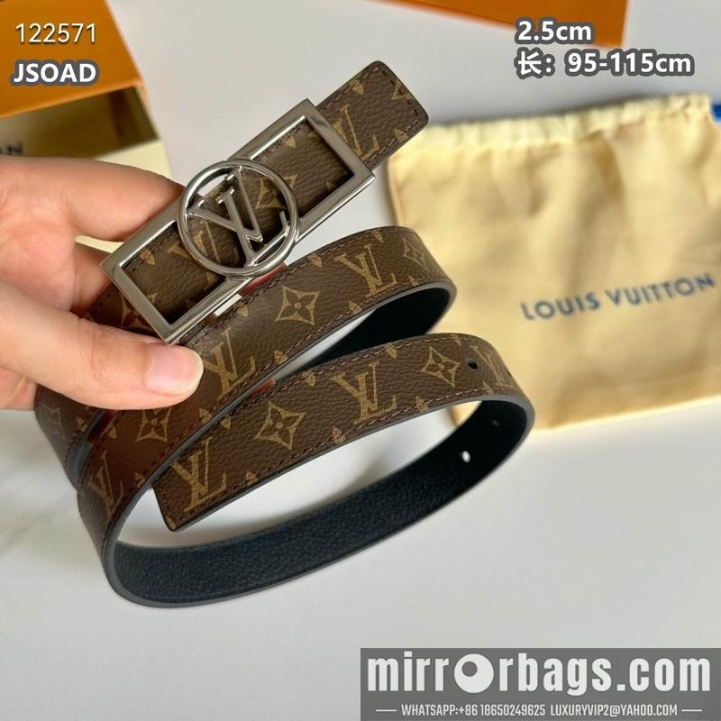 Replica LV belt 25mmX95-115cm 8L16