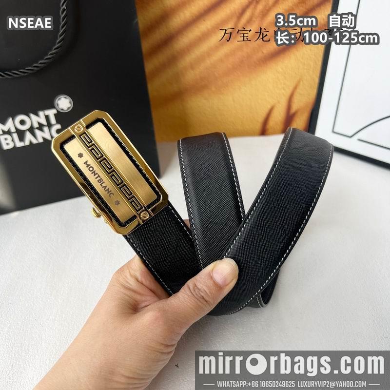 Replica Montlanc belt 35mmX100-125cm 8L68