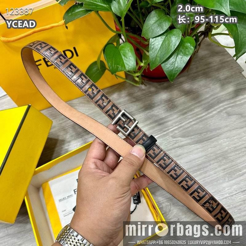 Replica Fendi belt 20mmX95-115cm 8L14