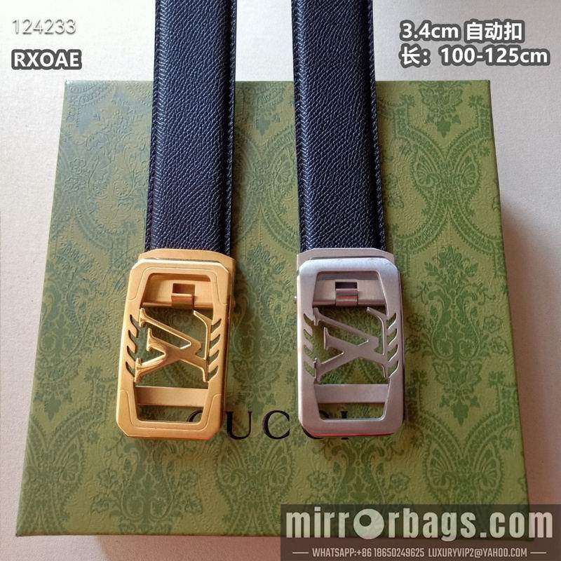 Replica LV belt 34mmX100-125cm 8L29