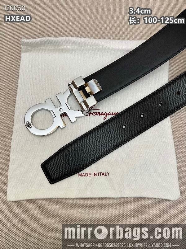 Replica Ferragamo belt 34mmX100-125cm 8L03