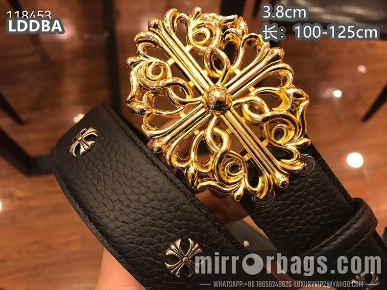 Replica Chrome Hearts belt 38mmX100-125cm 8L05