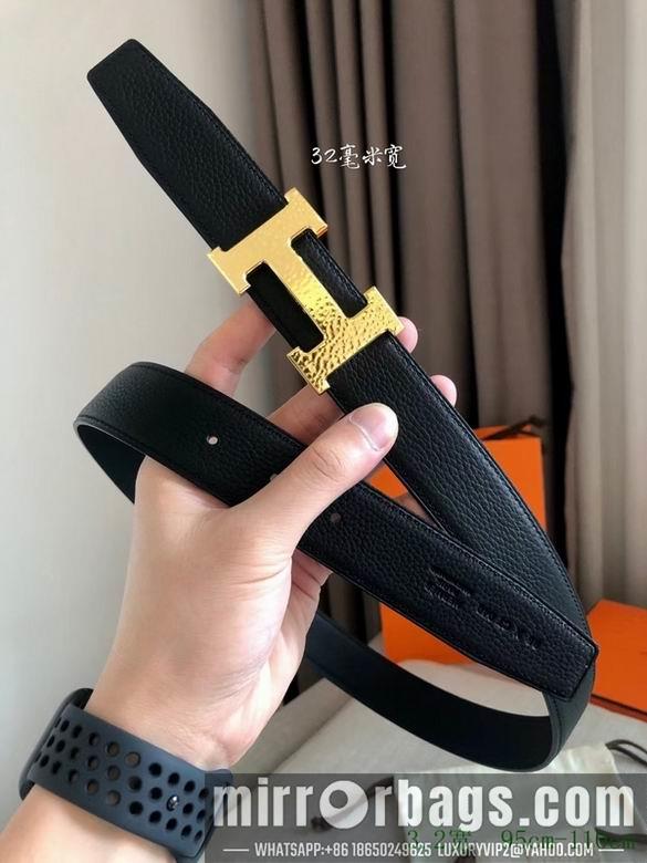 Replica Hermes Belt 32mmX95-110cm 7D22