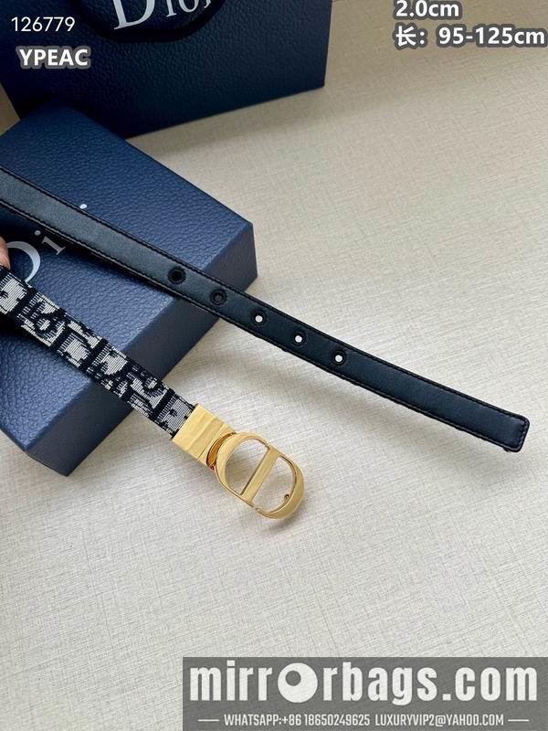Replica Dior belt 20mmX95-125cm 8L22