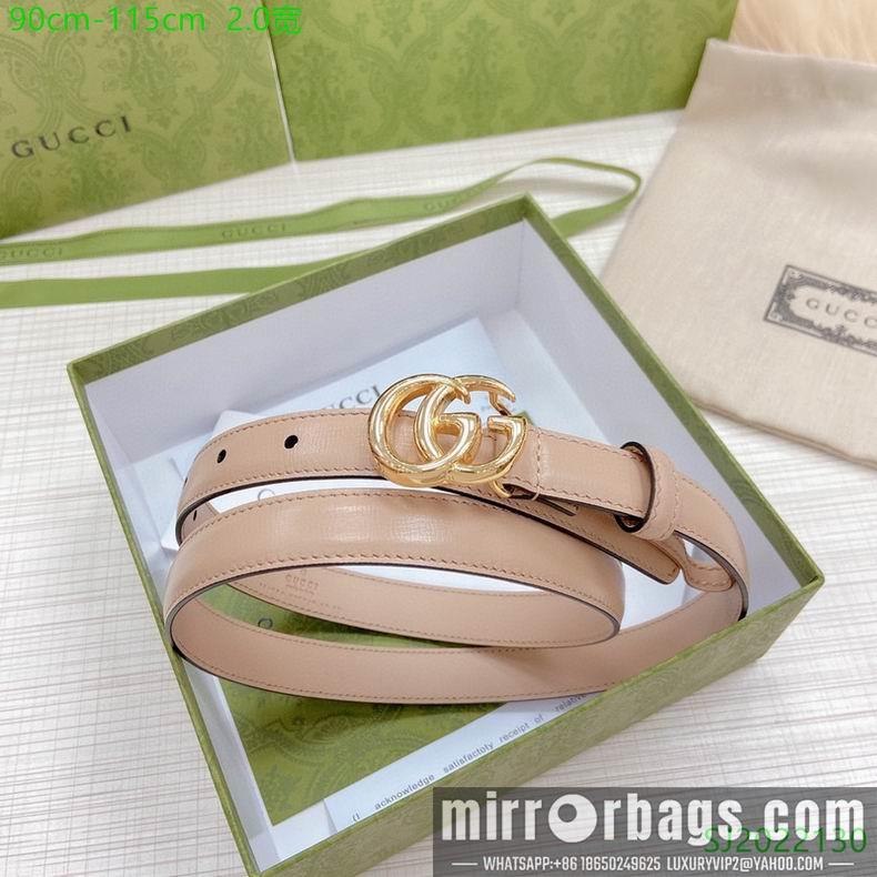 Replica Gucci Belt 20mmX90-115cm 7D06