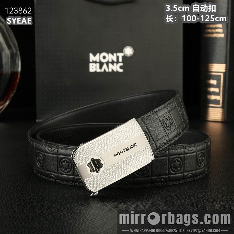 Replica Montlanc belt 35mmX100-125cm 8L48
