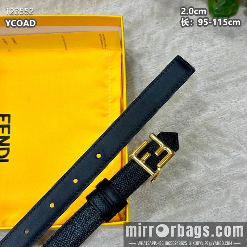 Replica Fendi belt 20mmX95-115cm 8L16