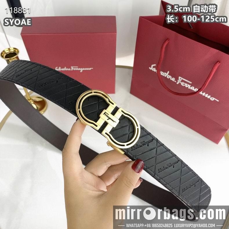 Replica Ferragamo belt自动带 35mmX100-125cm 8L10