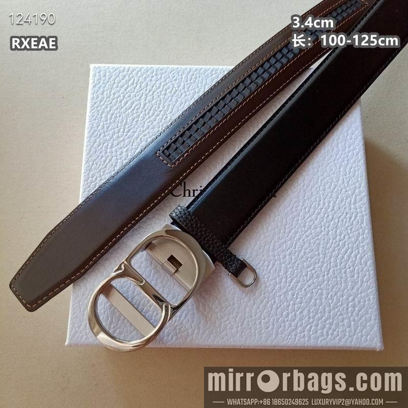 Replica Dior belt 34mmX100-125cm 8L01