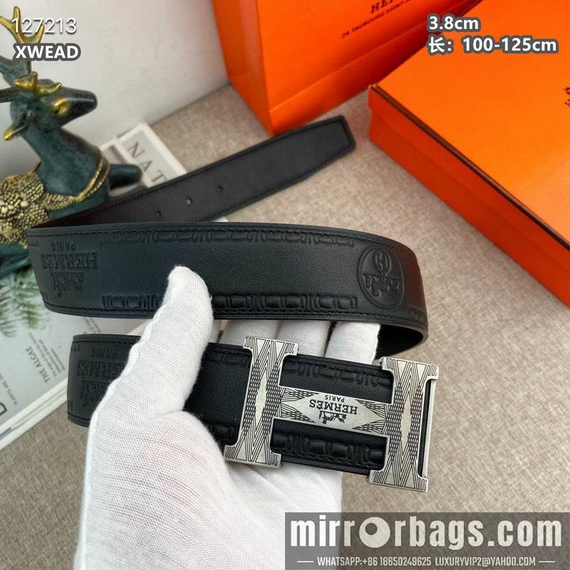 Replica Hermes belt 38mmX100-125cm 8L53