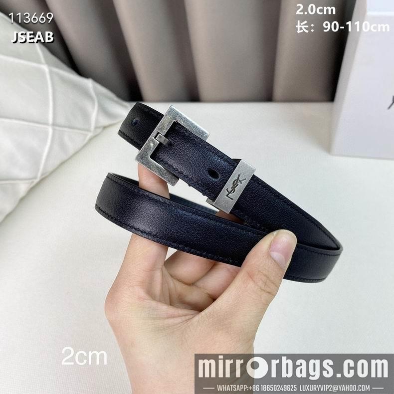 Replica YSL belt 20mmX90-115cm 8L02
