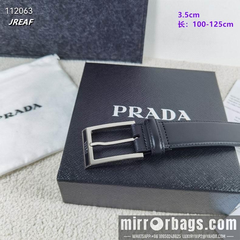 Replica Prada belt 35mmX100-125cm 8L04