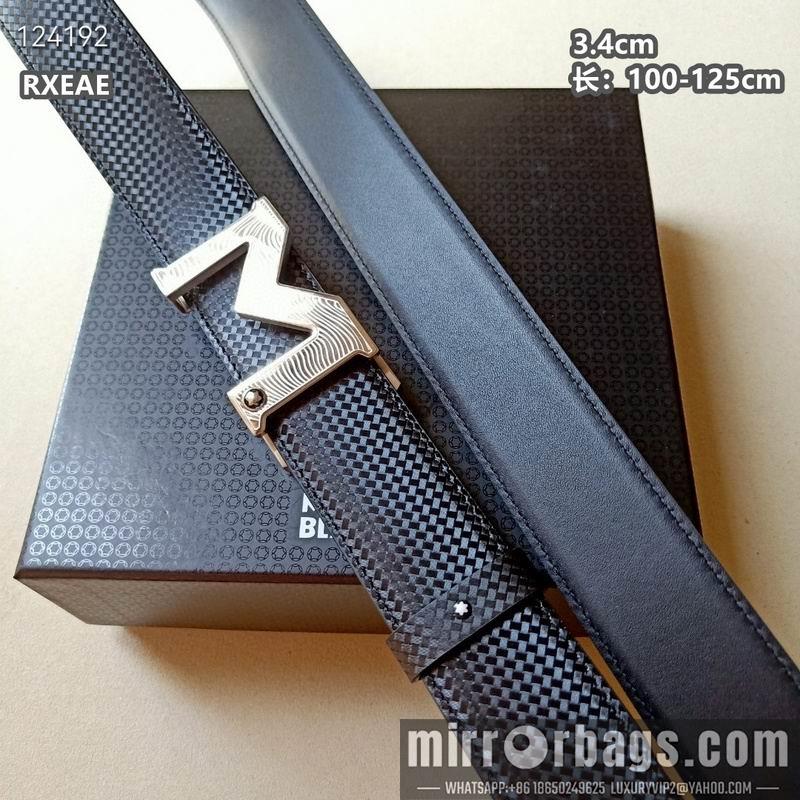 Replica Montlanc belt 34mmX100-125cm 8L17