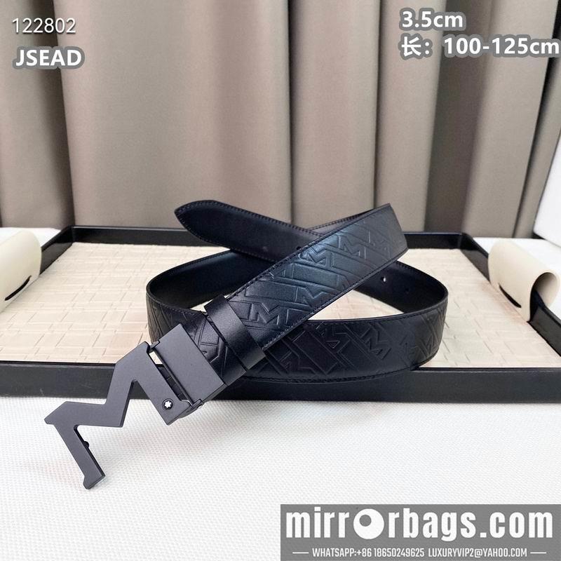 Replica Montblanc belt 35mmX100-125cm 8L25