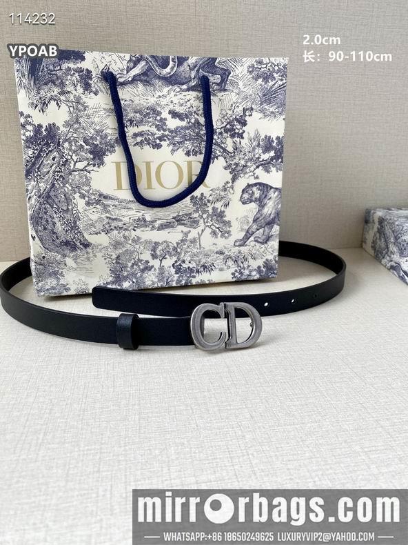 Replica Dior Belt 20mmX90-110cm 8L03