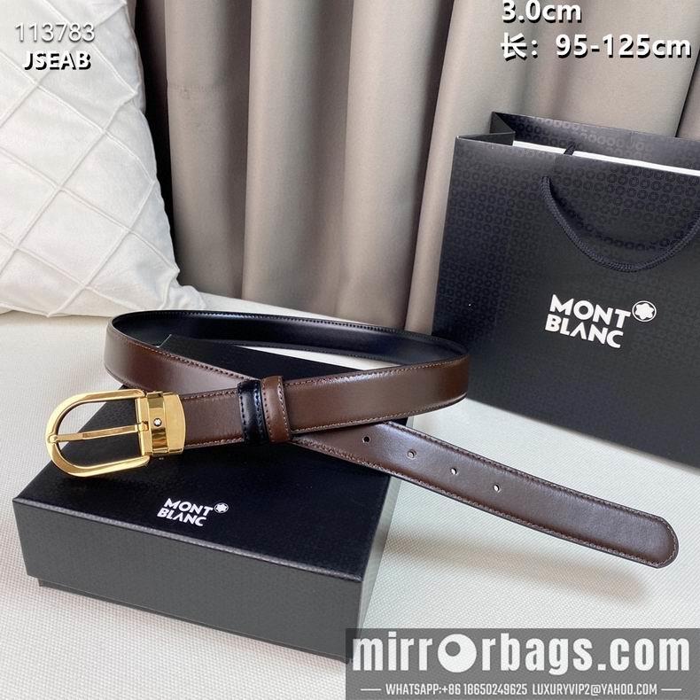 Replica Montblanc belt 30mmX95-125cm 8L03