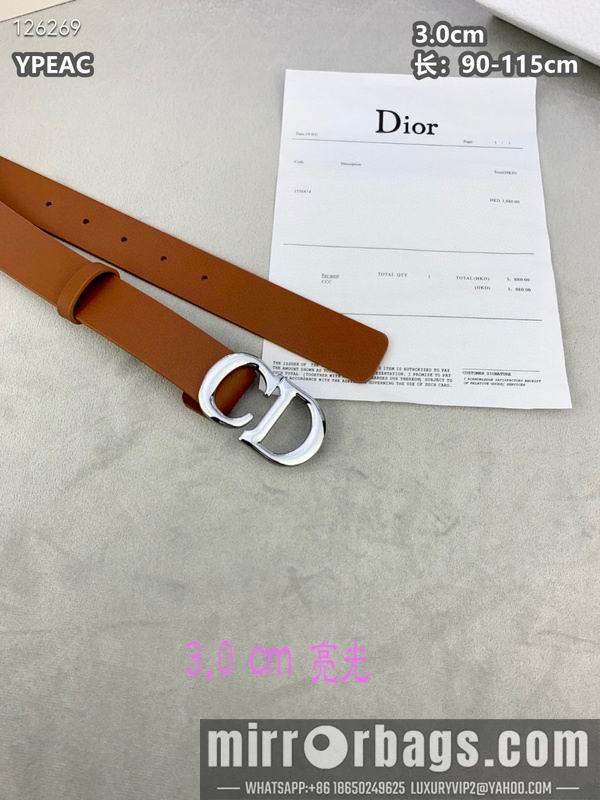 Replica Dior belt 30mmX90-115cm 8L111004