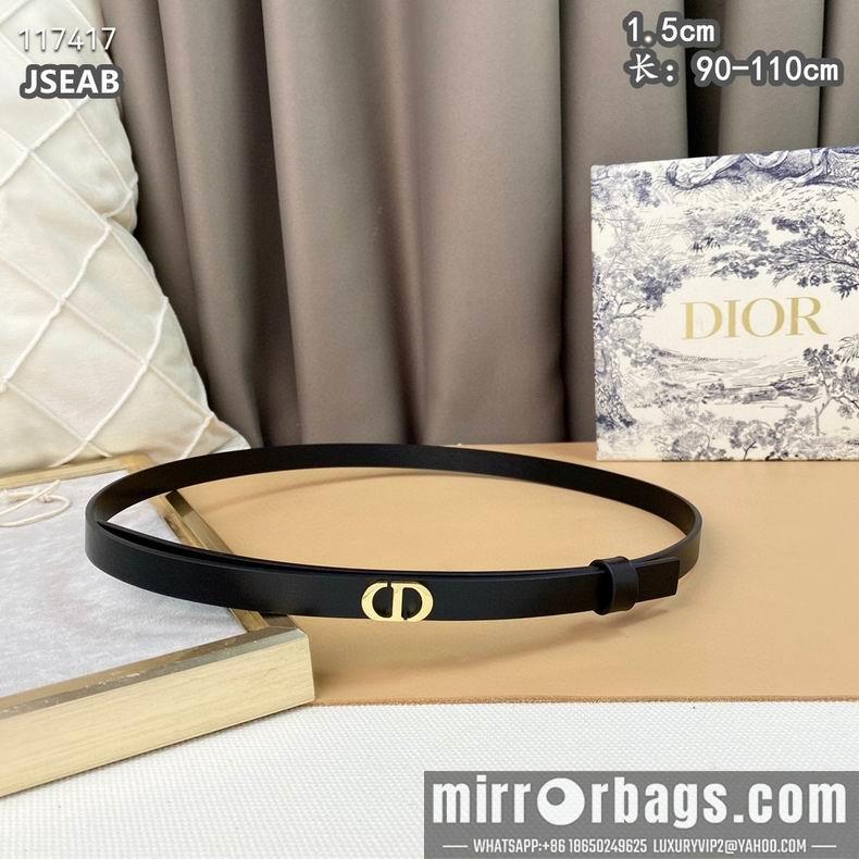 Replica Dior belt 15mmX90-110cm 8L01