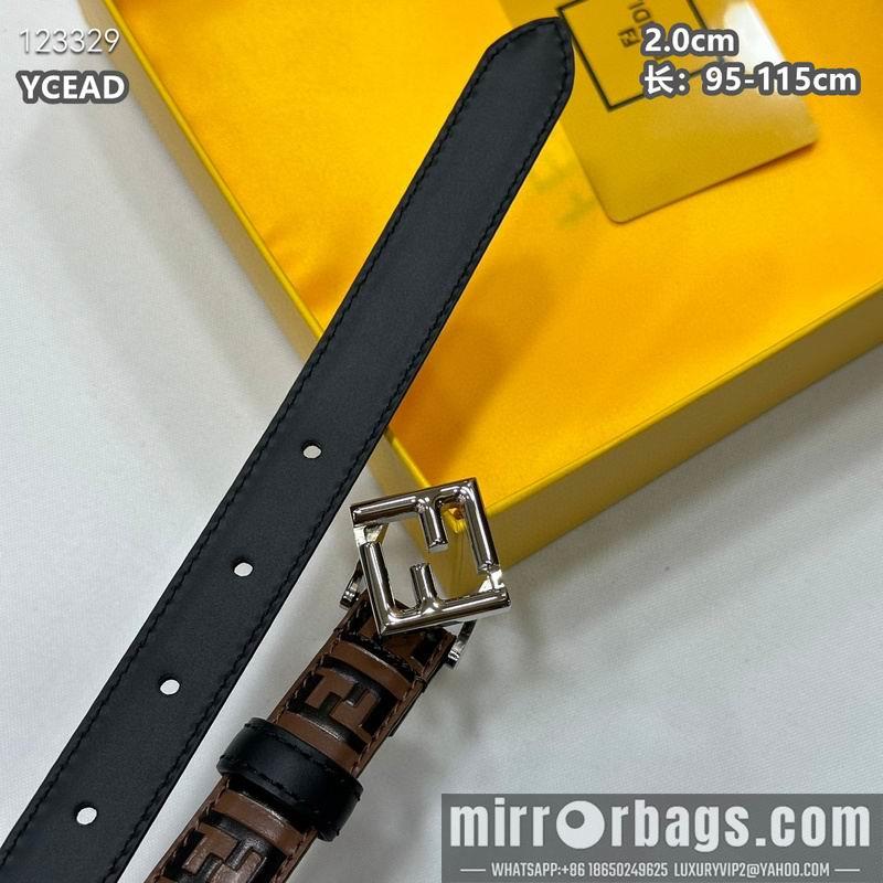 Replica Fendi belt 20mmX95-115cm 8L15