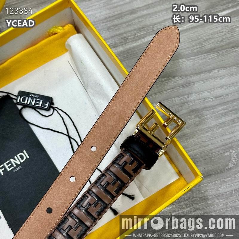 Replica Fendi belt 20mmX95-115cm 8L14