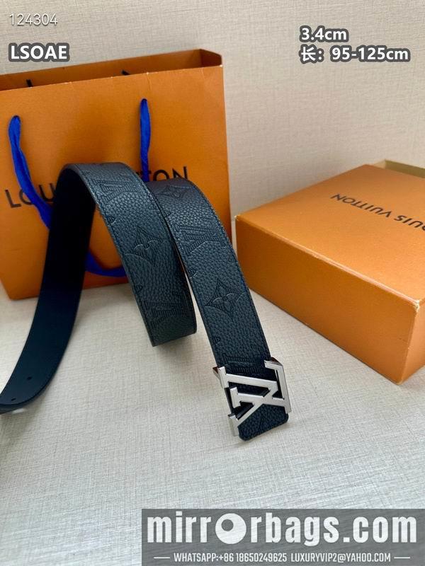 Replica LV belt 34mmX95-125cm 8L22