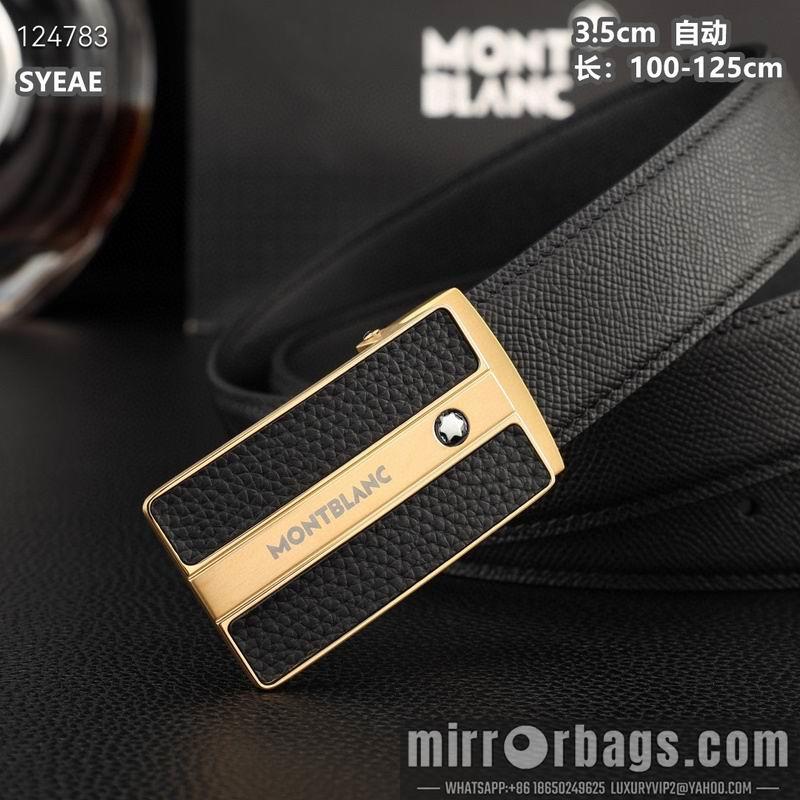 Replica Montlanc belt 35mmX100-125cm 8L31