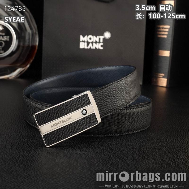 Replica Montlanc belt 35mmX100-125cm 8L29