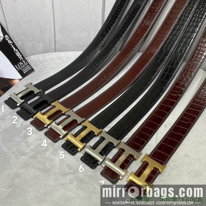 Replica Hermes Belt 38mmX95-125cm 7D91