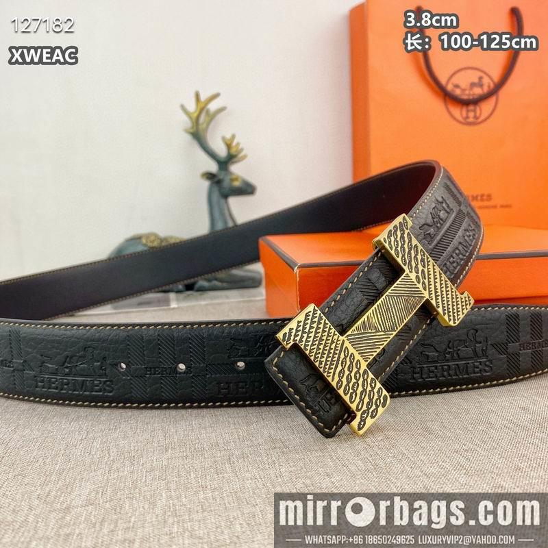 Replica Hermes belt 38mmX100-125cm 8L38