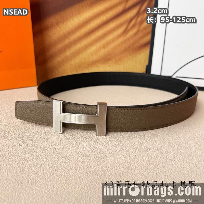 Replica Hermes belt 32mmX95-125cm 8L31