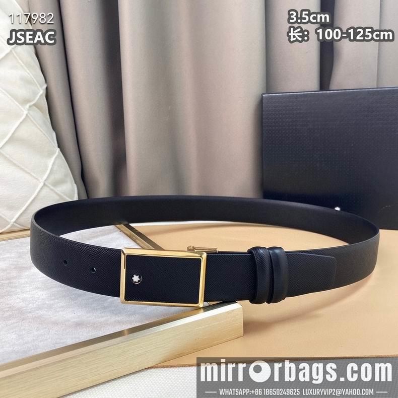 Replica Montblanc belt 35mmX100-125cm 8L10