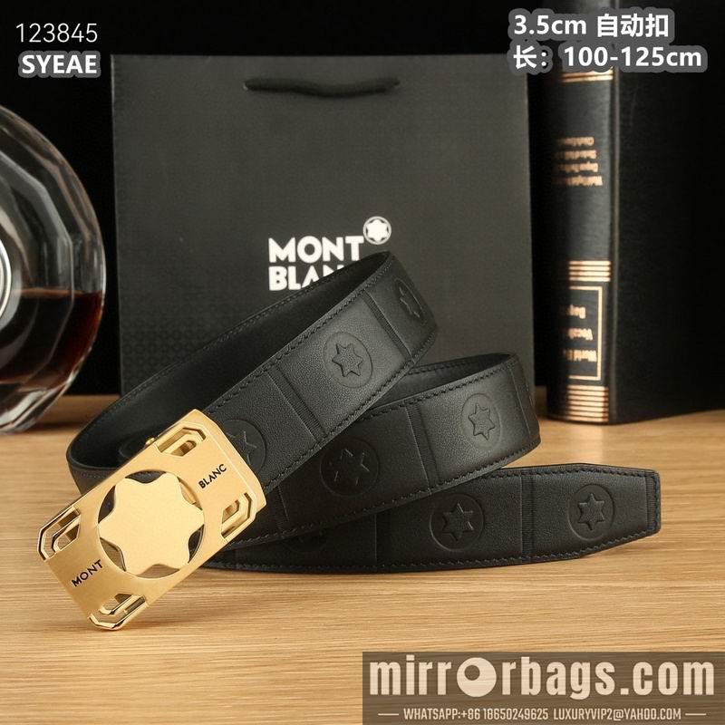 Replica Montlanc belt 35mmX100-125cm 8L56