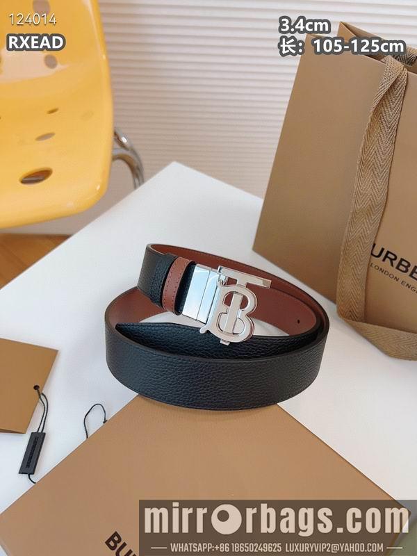 Replica Burberry belt 34mmX105-125cm 8L07