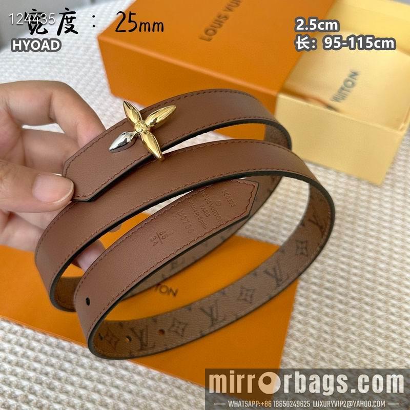 Replica LV belt 25mmX95-115cm 8L14