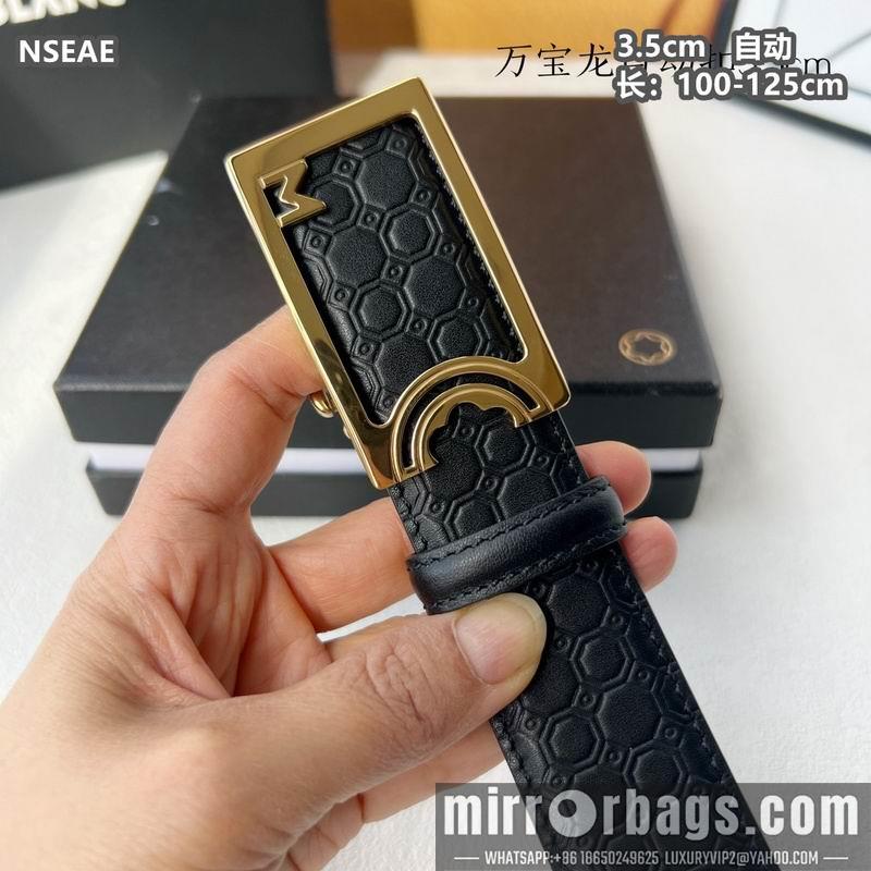 Replica Montlanc belt 35mmX100-125cm 8L69