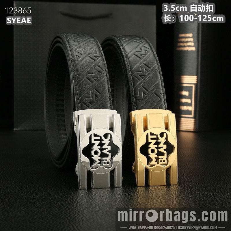 Replica Montlanc belt 35mmX100-125cm 8L45