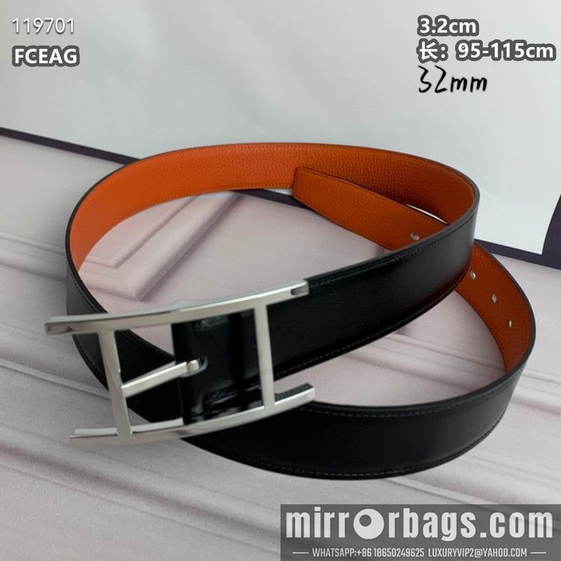 Replica Hermes belt 32mmX95-115cm 8L040802