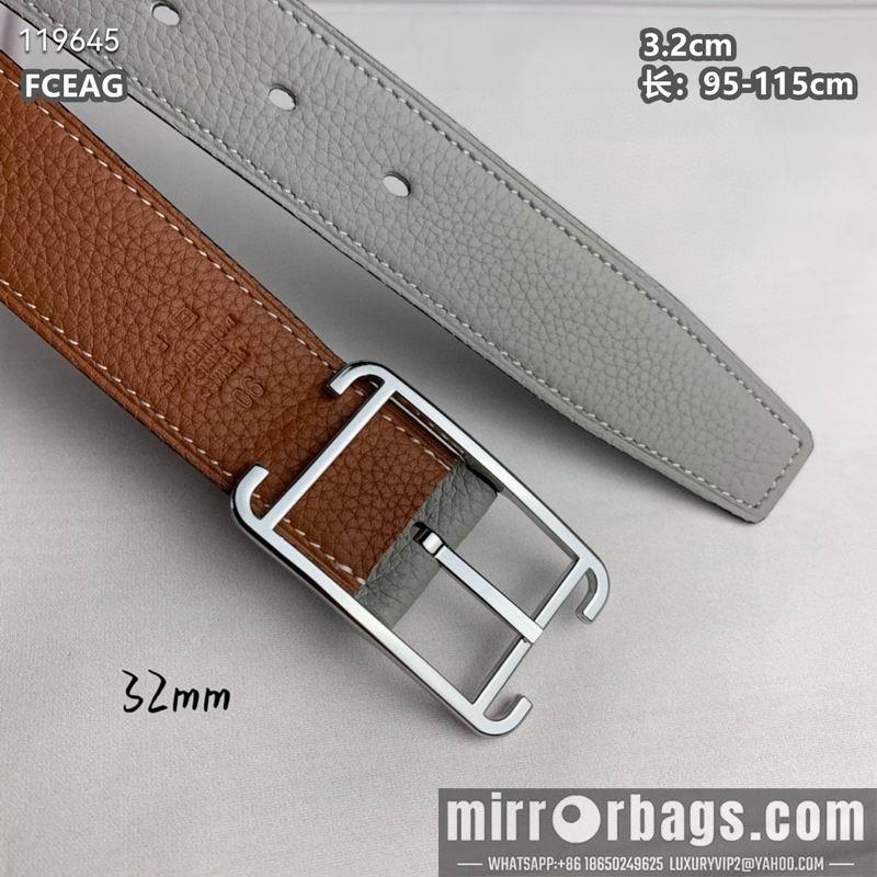 Replica Hermes belt 32mmX95-115cm 8L040801