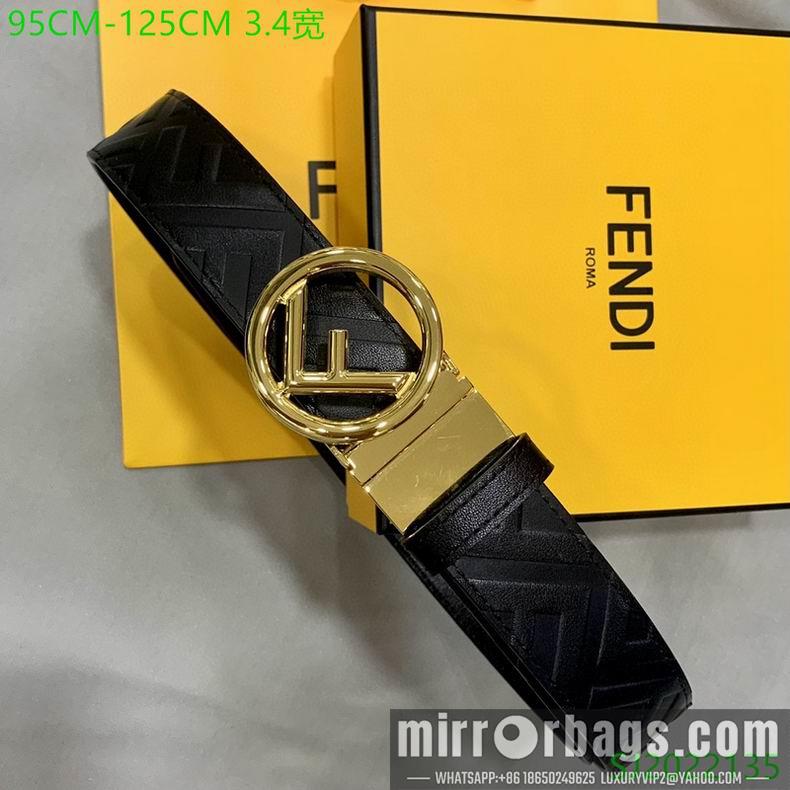 Replica Fendi Belt 34mmX95-125cm 7D07