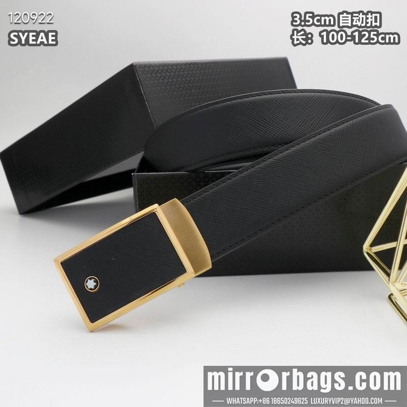Replica Montblanc belt 自动扣 35mmX100-125cm 8L072009